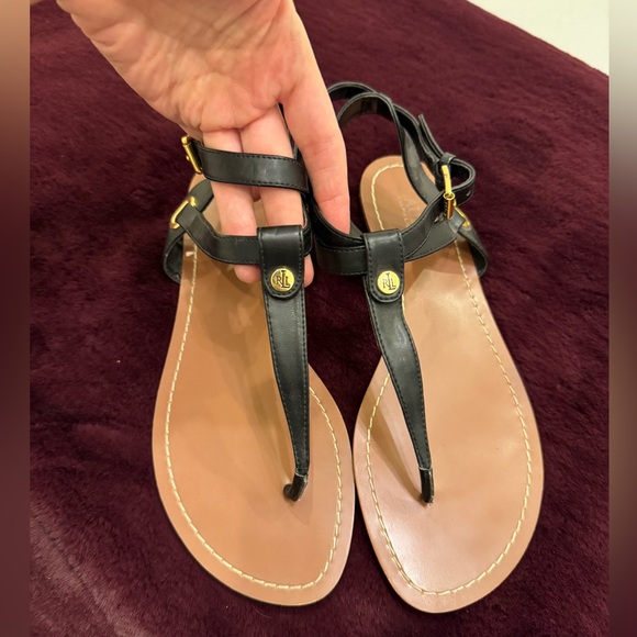 Ralph Lauren Leather Sandals | Women’s 9 - Picture 1 of 4